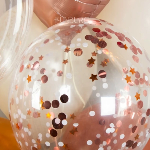 Набор шаров «Янтарные искры» (с именным шаром Bubble) фото 4