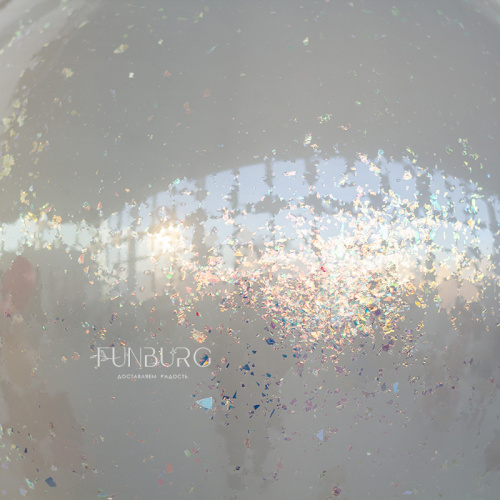 Большой шар с конфетти «Iceblink» 24″ фото 5
