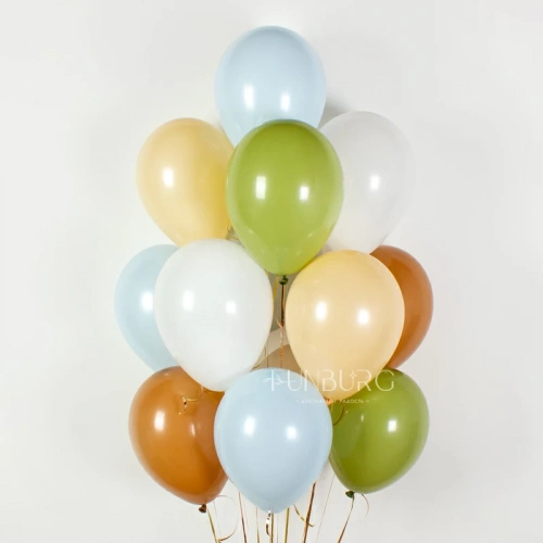 Гелиевые шары без рисунка «Ассорти Mini» 10″ (Питер Пэн) фото 2