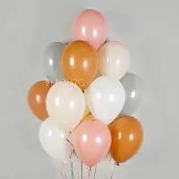 Гелиевые шары без рисунка «Ассорти Mini» 10″ (пралине)