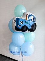 Набор из шаров "Синий трактор" № 87 