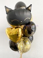 Гелиевые шарики № 77 Черной кошкой 
